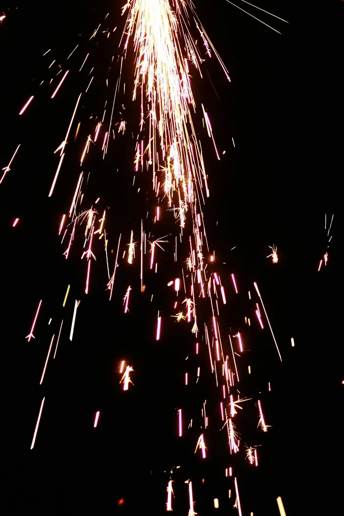 烟花儿时记忆烟花燃放