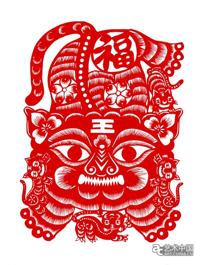 创意  年画 剪影 窗花