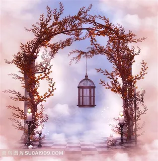 梦幻童话意境拱门