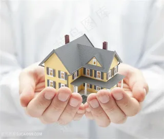 捧在手中的房子模型高清图