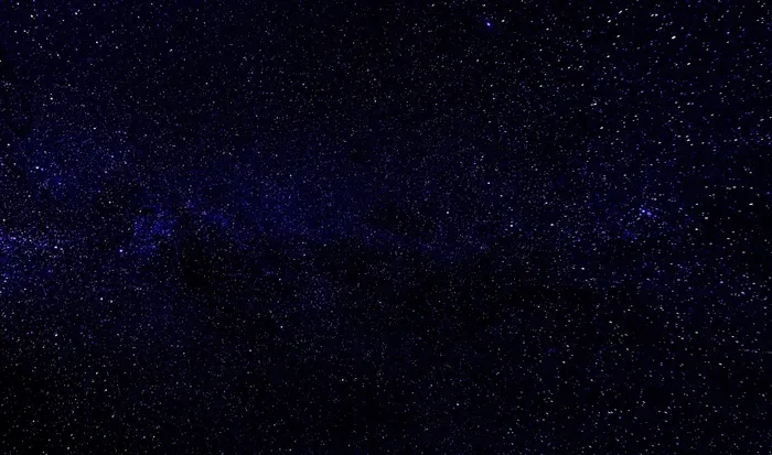 星空月夜深蓝色星空背景繁星点点