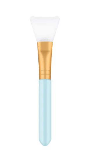 蓝色面膜泥硅胶刷