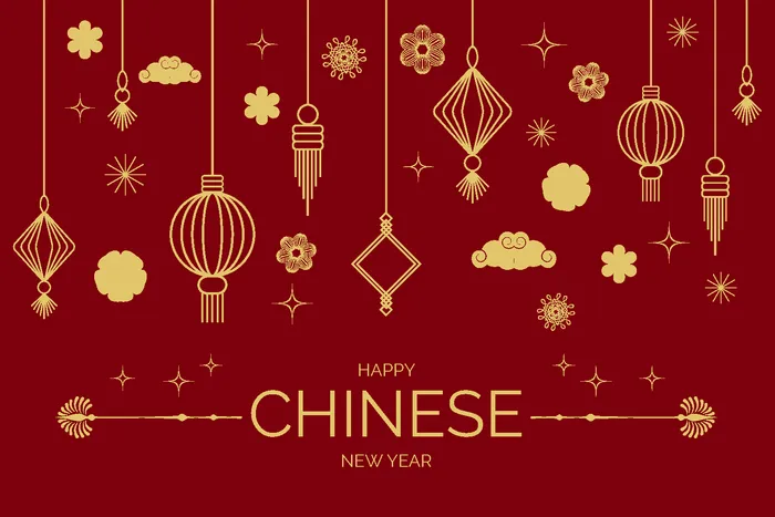 新年海报贺卡红包背景ai矢量模版下载