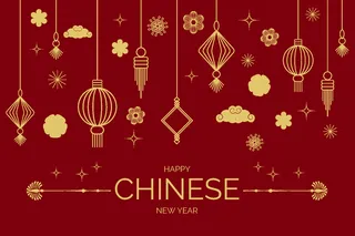 新年海报贺卡红包背景