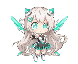 天选姬2.0战斗体-Q版-手指互动未经允许请勿商用