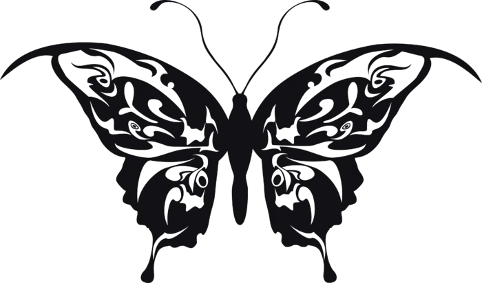 卡通动画动画蝴蝶免扣PNG手绘插画图片素材 (123)