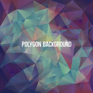 炫彩几何图形背景 几何艺术设计 多边形背景图片