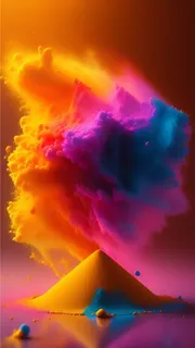 喷溅色粉粒子高清背景壁纸 喷溅色粉粒子高清背景壁纸