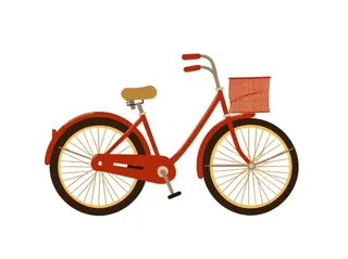 自行车单车装饰元素