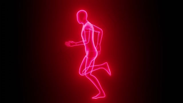 跑步, 奔跑者, 赛跑者, 全息图