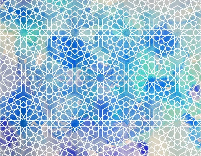 欧式花纹底纹设计背景蓝色