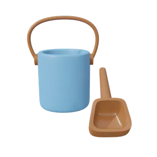 夏季沙滩场景3d模型元素