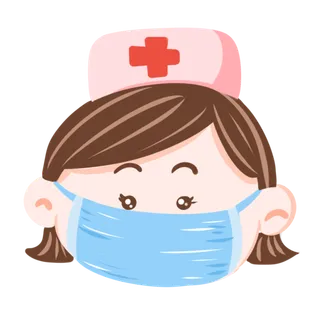 最美天使护士节护士图像戴口罩免抠png图片