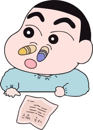 蜡笔小新卡通写字