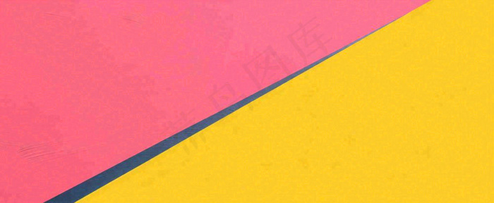 粉黄矩形简约扁平背景