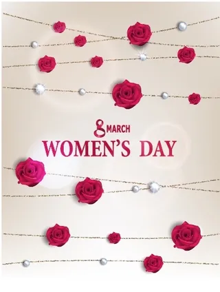 三八妇女节女神节贺卡素材