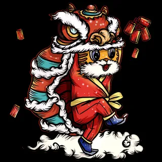 可爱2022年虎年吉祥物卡通形象新年海报元素AI矢量图PSD分层设计素材