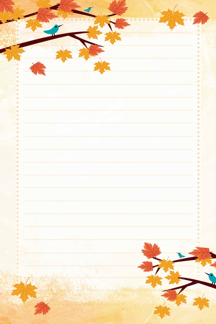 简洁信纸模板背景