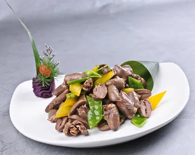 LCH0705荷兰豆拌鸡心 LCH0705荷兰豆拌鸡心