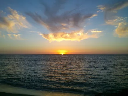 海滩日落图片 海滩日落图片