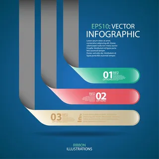 免抠潮流数字标签