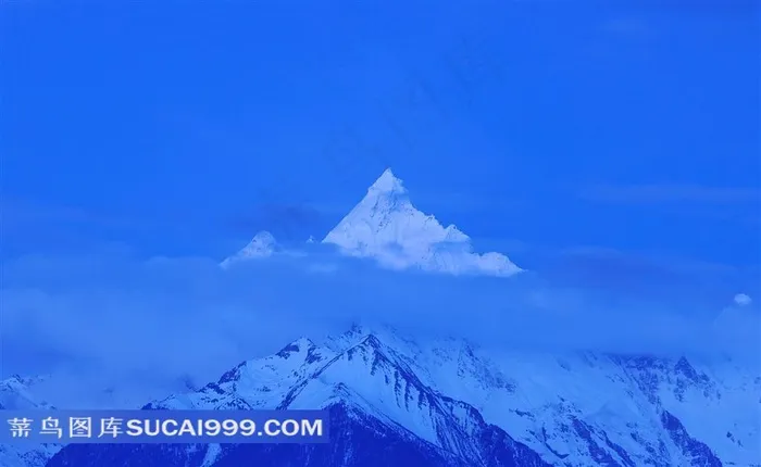 云南梅里雪山景观素材