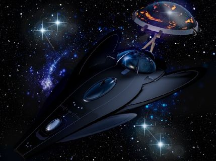 元宇宙世界天空风景背景墙