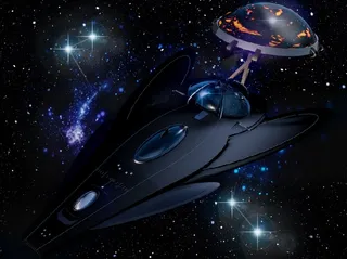 元宇宙世界天空风景背景墙