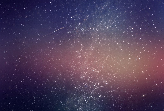 唯美星空背景高清图片
