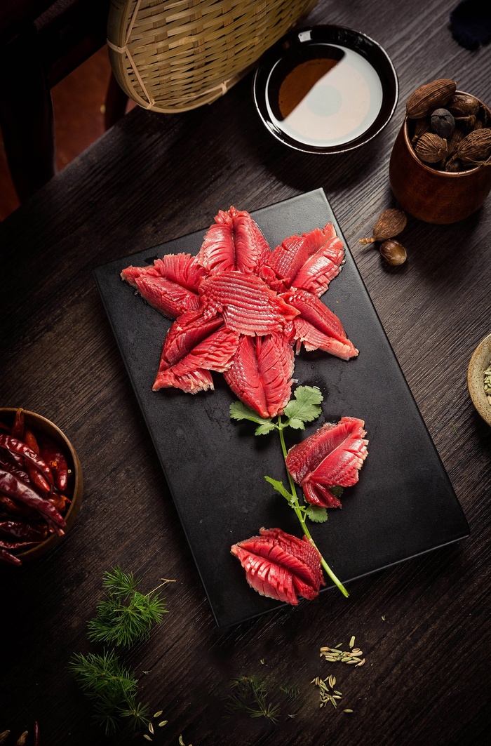 火锅菜品配菜郡肝牛肉内脏