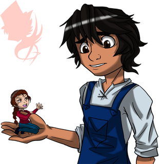 拇指姑娘卡通画