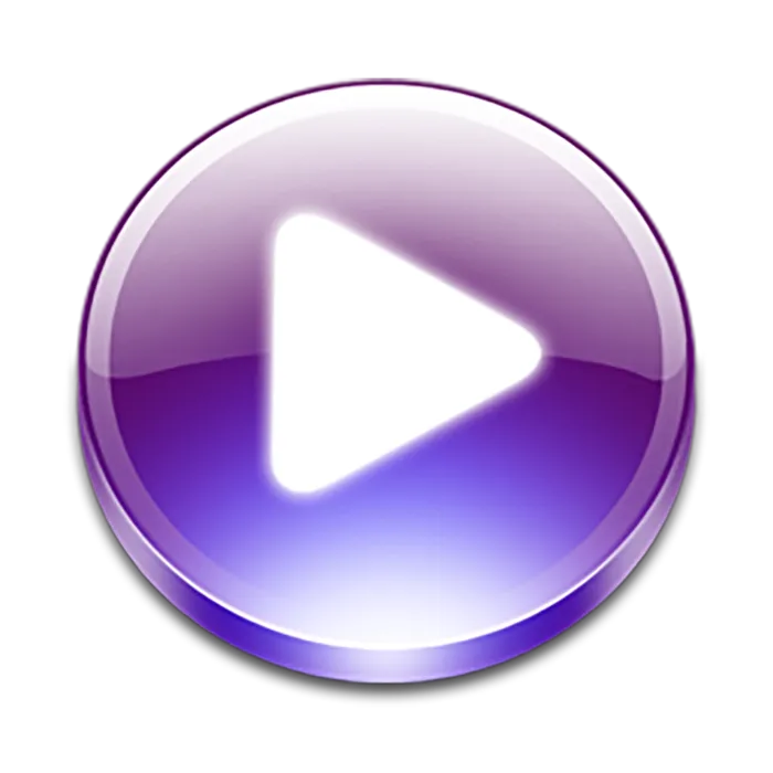 紫色播放卡通