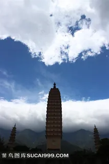大理旅游三塔摄影素材 大理旅游三塔摄影素材