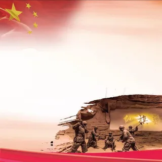 红旗渠展板海报背景