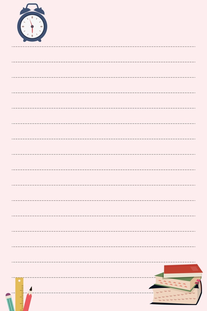 大气信纸模板背景