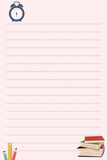 大气信纸模板背景