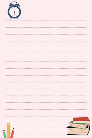 大气信纸模板背景