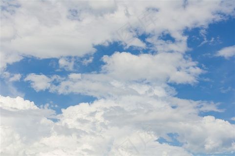 美丽的天空云朵景色素材