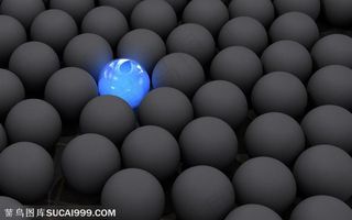 3D科技发光圆球炫酷PPT素材背景