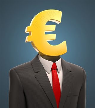 3d商务人士头部模型素材高清图片