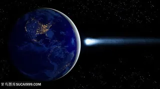 哈雷彗星撞地球灾难图片