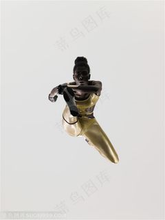 体育运动-跨越的黑人运动员