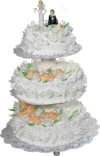 免抠结婚蛋糕生日蛋糕实物摄影