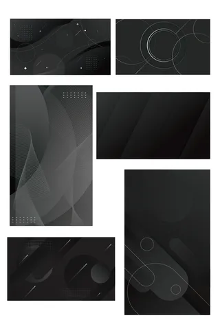 AI矢量黑色背景