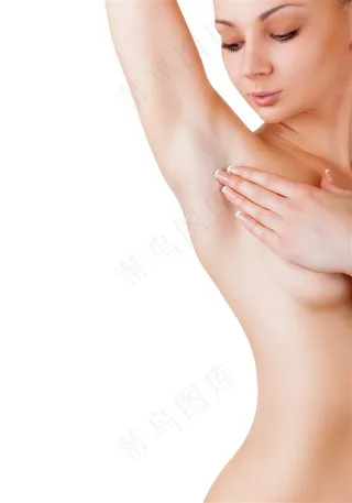 美容护肤美女的身体部位素材图片