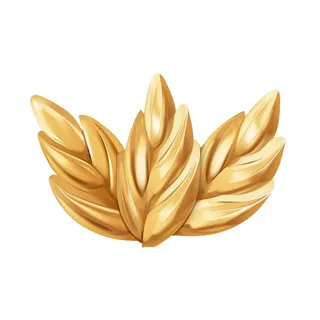 小麦麦穗金黄免抠