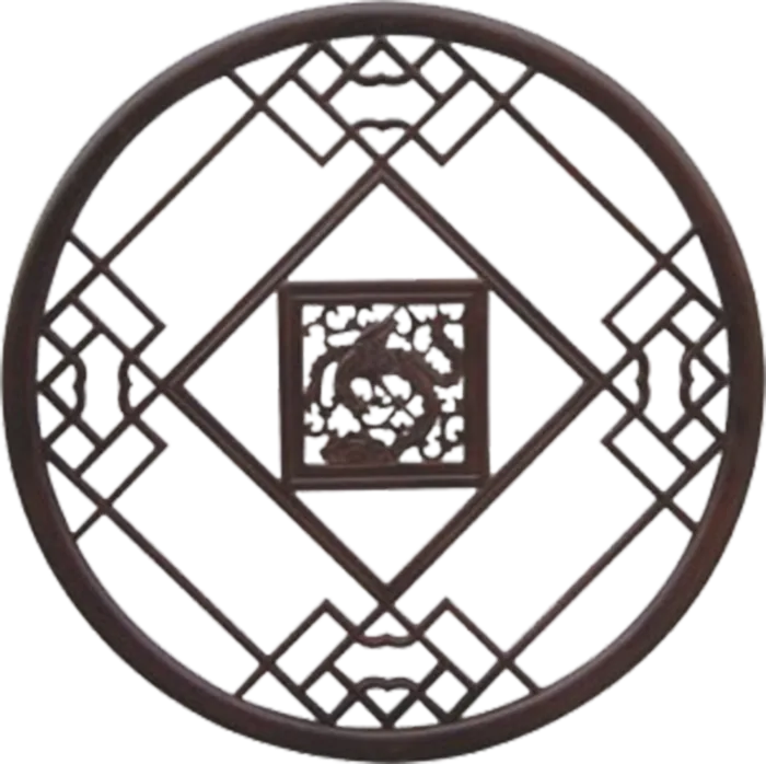 古代古风传统扇门屏风隔挡