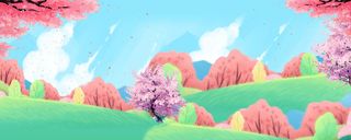 植树节背景2