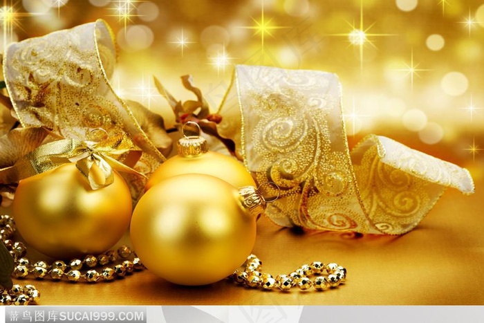 圣诞节节日素材-金球