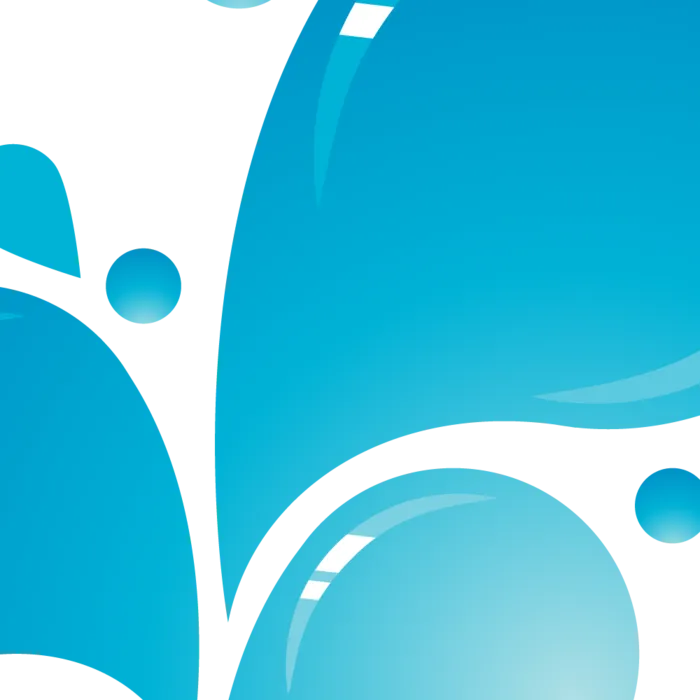手绘创意矢量蓝色水滴